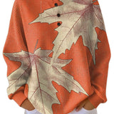 Teresa | Maglione Foglie d'Acero