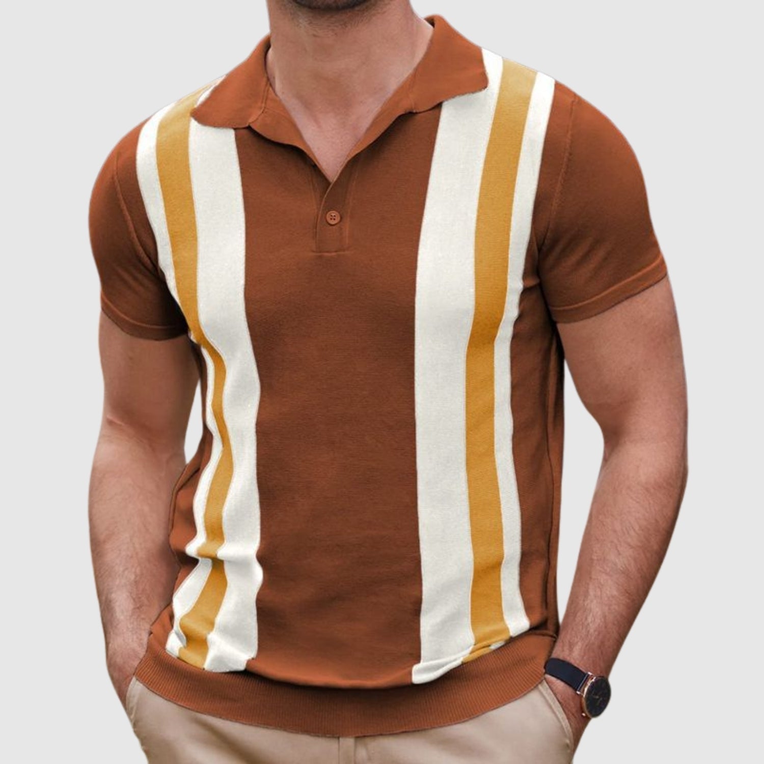 Tadeáš | Polo con dettagli a contrasto