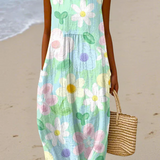 Erin™ | Abito Midi Pastel Blossom