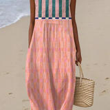 Lily™ | Abito Midi Pastello a Righe