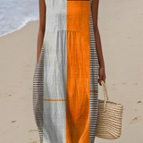 May™ | Abito Midi Colorblock