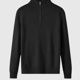 Perla - Maglione con zip in lana merino Capri