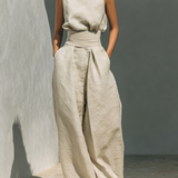 Maria™ | Completo con top a spalline e pantaloni larghi