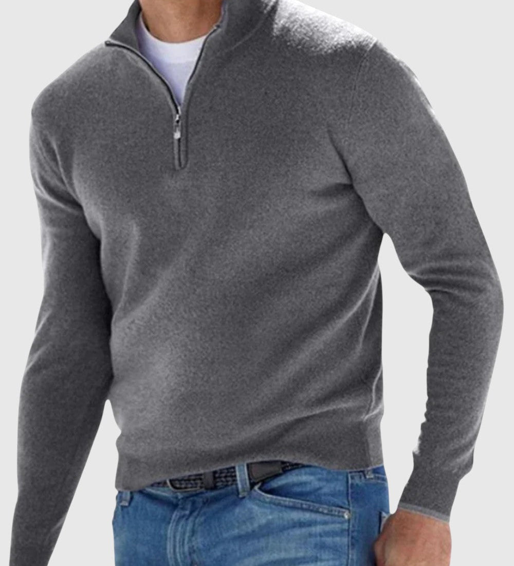 Lukášek | Maglione elegante con zip