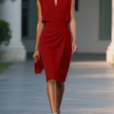 Abito Elegante Elvira in Taffetà di Lusso
