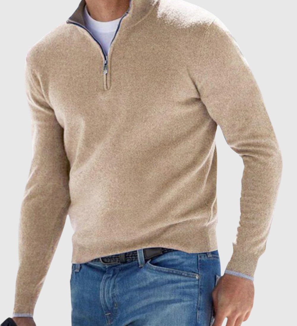Lukášek | Maglione elegante con zip