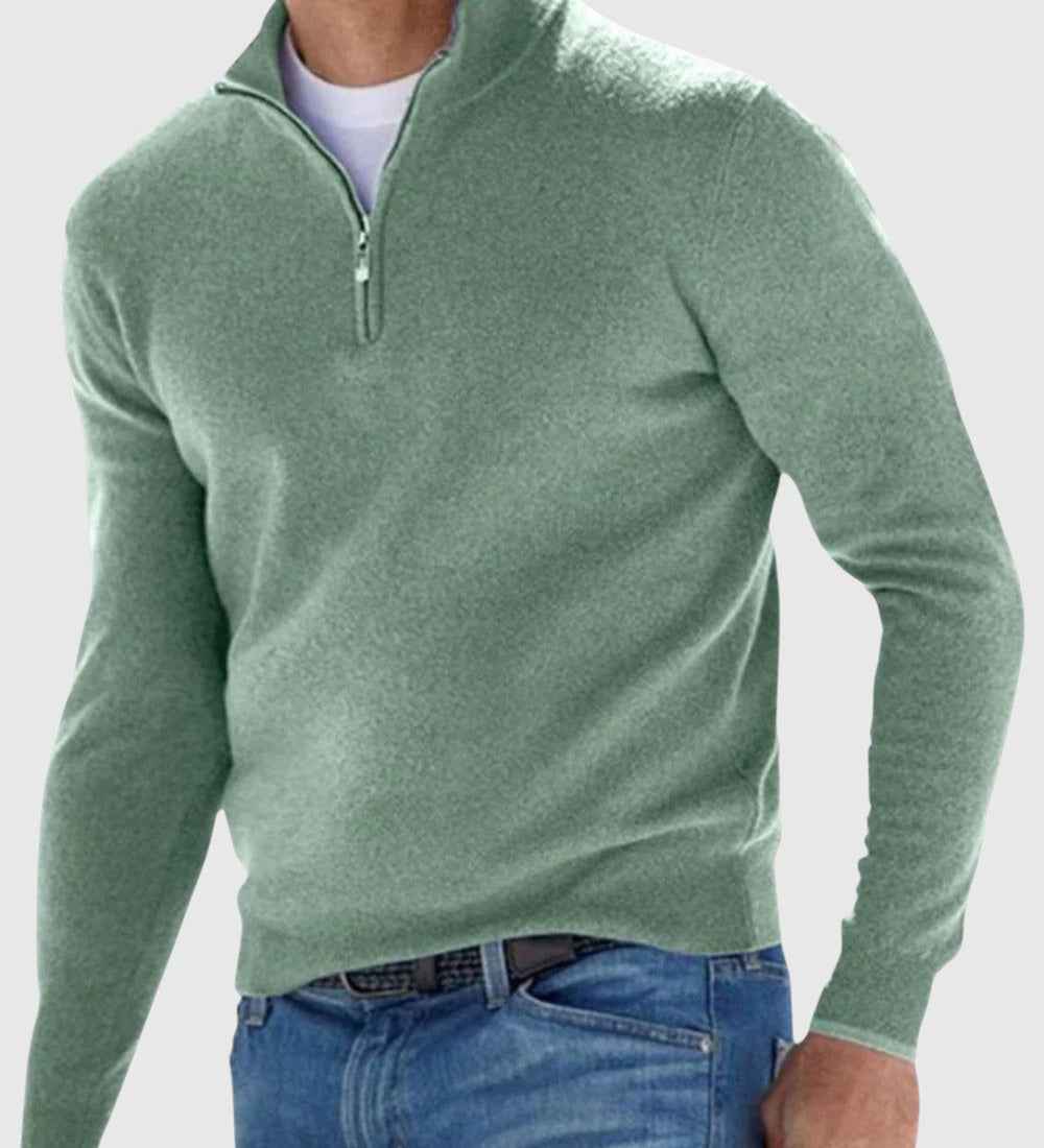 Lukášek | Maglione elegante con zip
