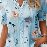 Bruna - Top elegante con scollatura a V a forma di cuore