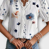 Bruna - Top elegante con scollatura a V a forma di cuore