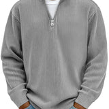 Jakub | Maglione a maniche lunghe con mezza zip