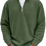 Jakub | Maglione a maniche lunghe con mezza zip