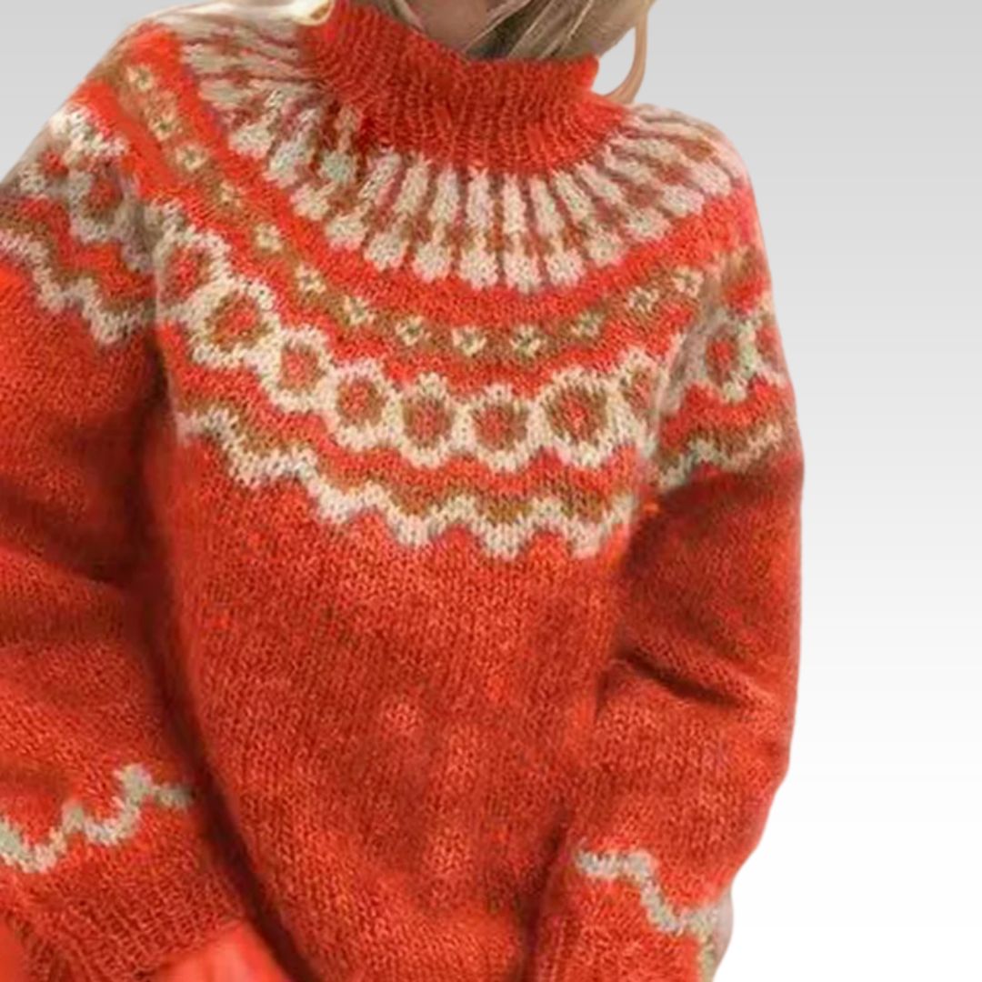 Carla | Maglione vintage con isola