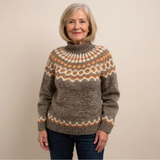 Carla | Maglione vintage con isola