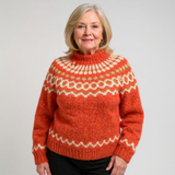 Carla | Maglione vintage con isola