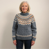 Carla | Maglione vintage con isola