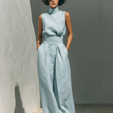 Maria™ | Completo con top a spalline e pantaloni larghi