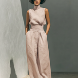 Maria™ | Completo con top a spalline e pantaloni larghi