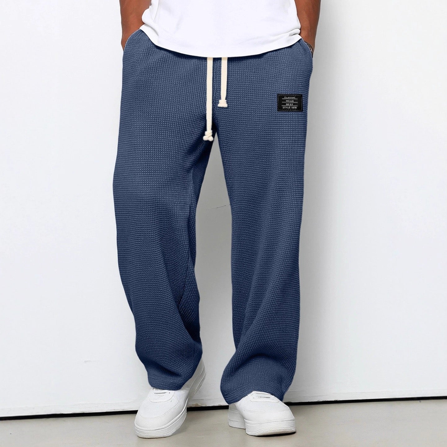 Matěj - Pantaloni da uomo comodi con taglio moderno e ampio