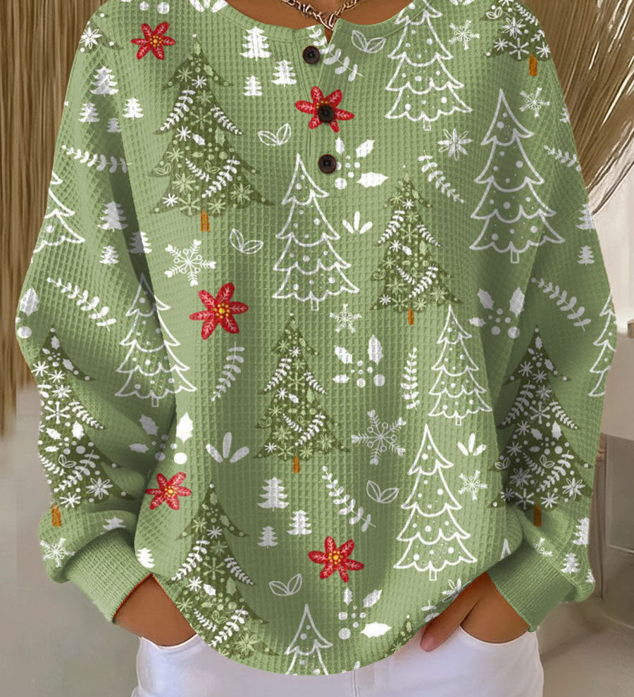 Paola | Maglione Abeti e Stelle di Natale