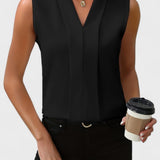 Julia - Top Mankadeton con scollatura a V