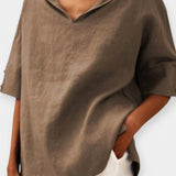Camicia in lino morbido