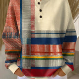 Silvia | Maglione Righe e Blocchi