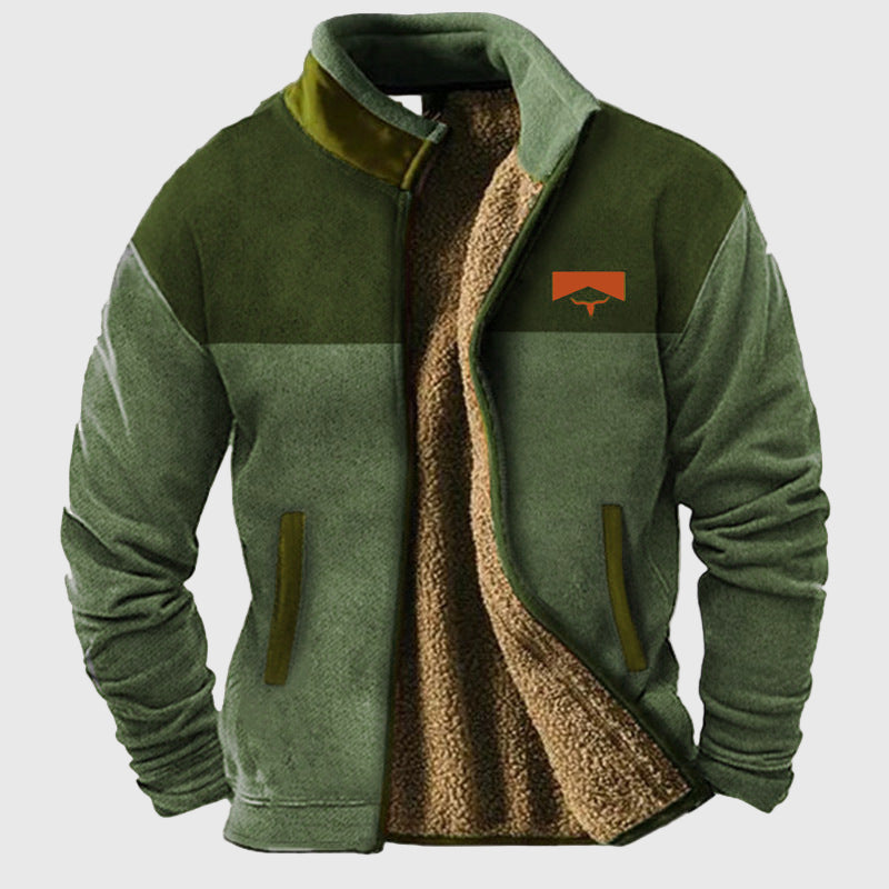 Lukáš | Giacca in fleece stilosa con fodera termica