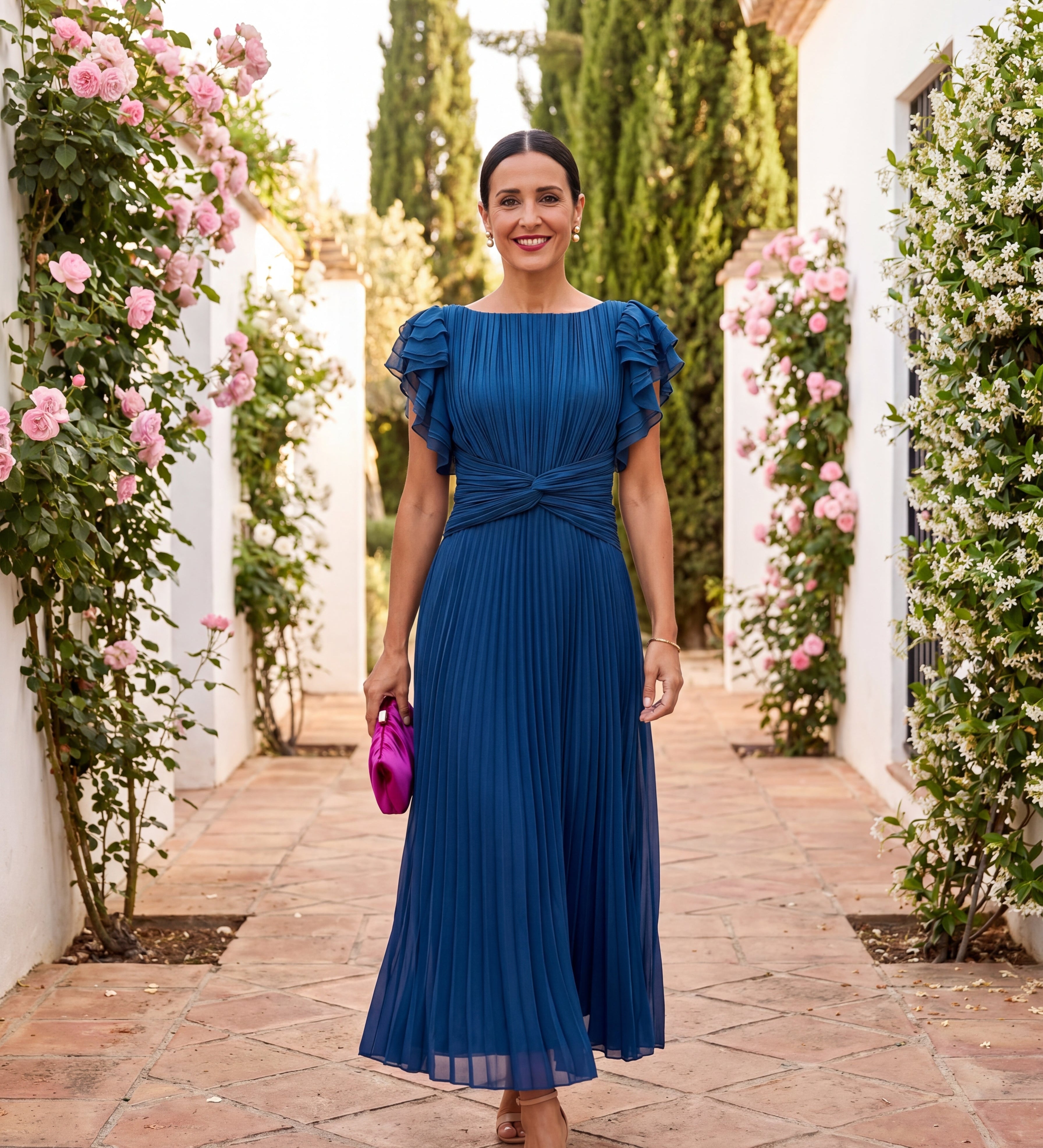 Abito Elegante Selena in Tulle Raffinato