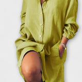 Raquel - Camicia di lino piacevole