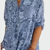 T-shirt con motivo floreale