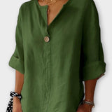 Camicia da Allenamento con Collo a V