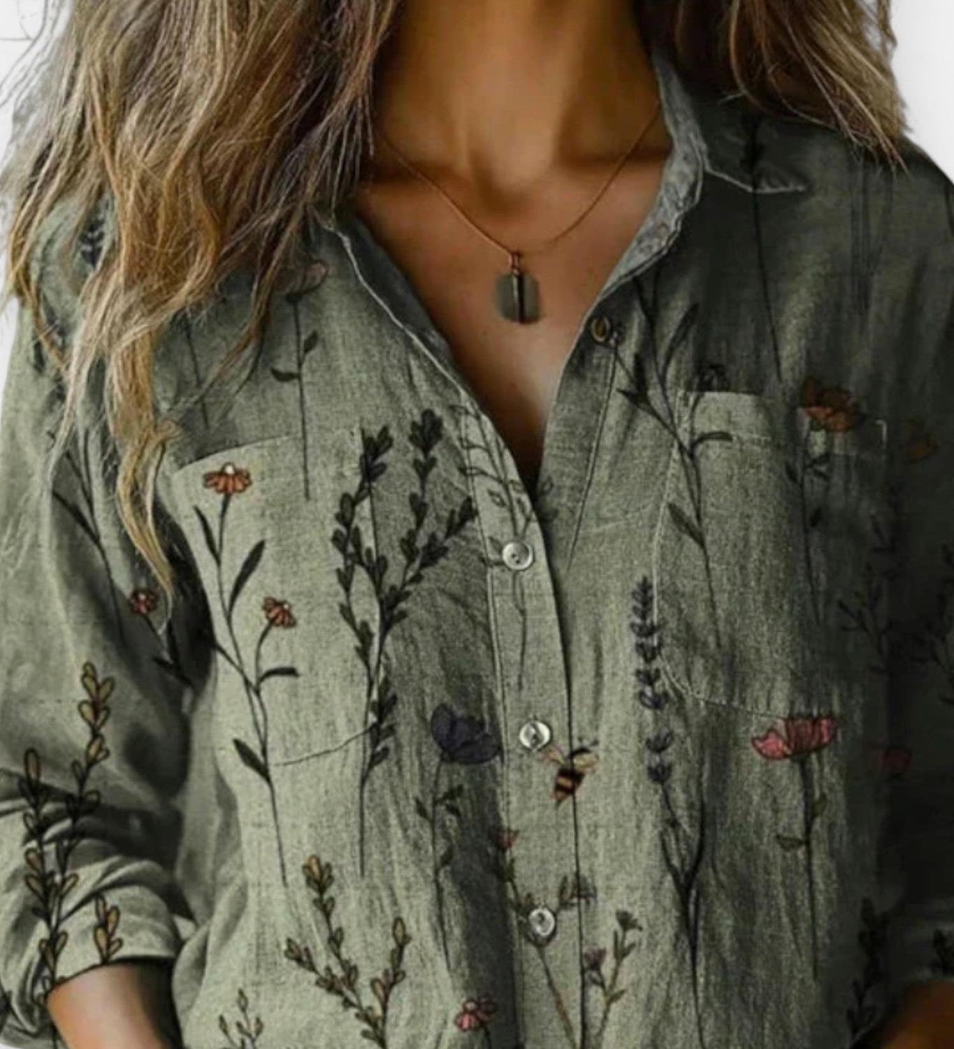 Camicia vintage con motivo