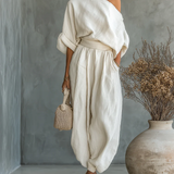 Mila™ | Elegante Abito Lungo con Stampa Floreale