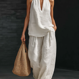 Zoë™ | Completo Senza Maniche con Pantaloni Larghi