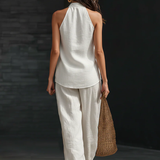 Zoë™ | Completo Senza Maniche con Pantaloni Larghi