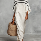 Aveline™ | Abito Maxi Off-Shoulder con Maniche a Pipistrello
