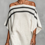 Aveline™ | Abito Maxi Off-Shoulder con Maniche a Pipistrello