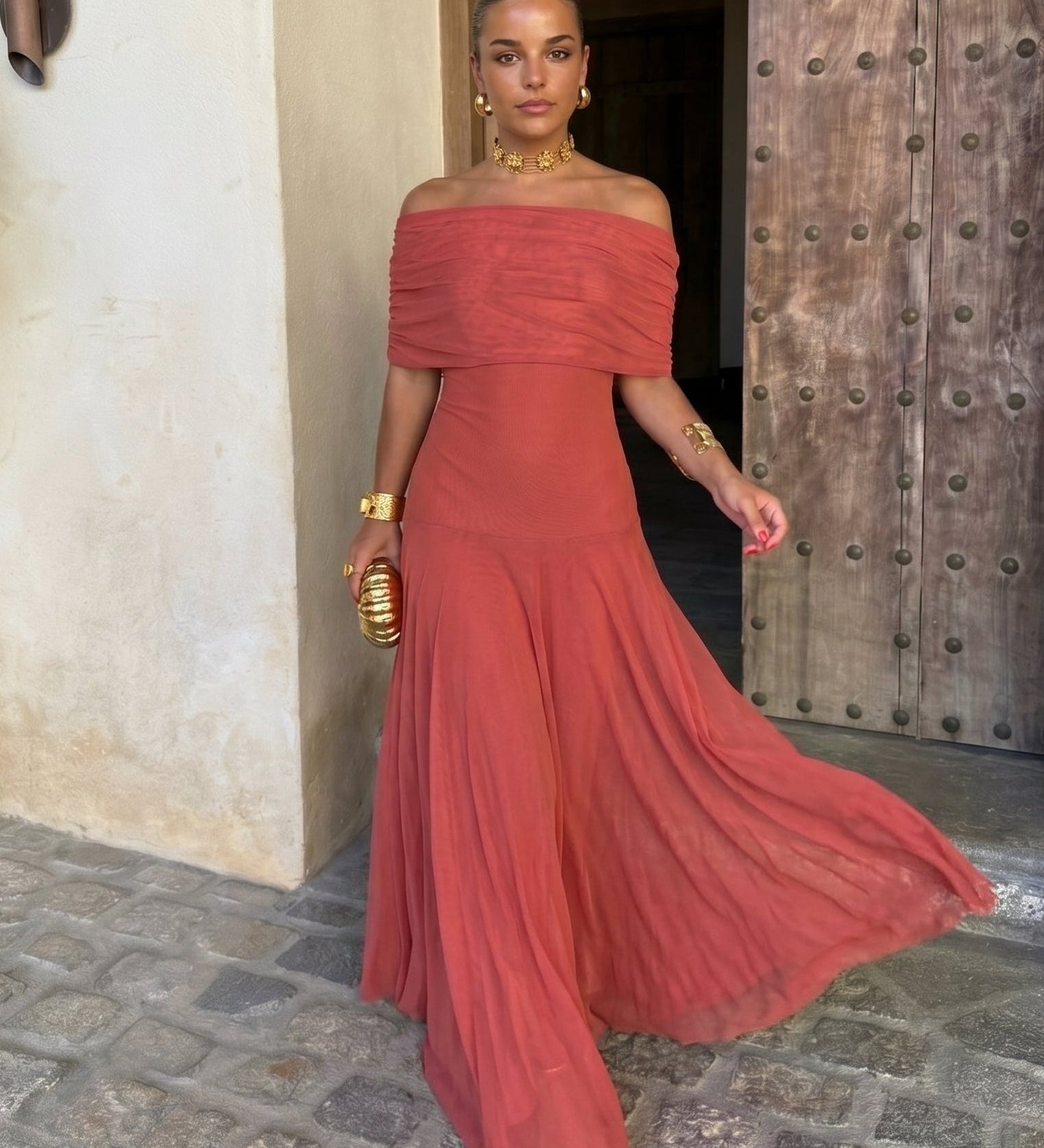 Abito Elegante Simba in Tulle di Seta