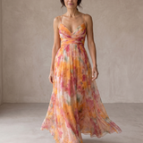 Giselle | Incantevole Maxi-Abito con Stampa Floreale